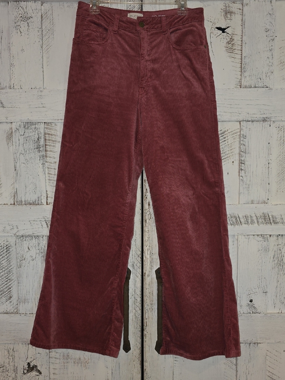 Pilcro Corduroy Pants in Deep Rose